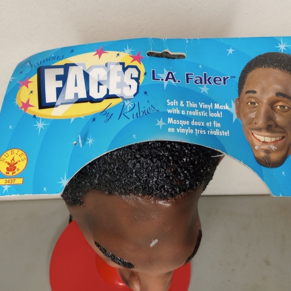 kobe Bryant L.A faker Halloween mask rubies - Picture 3 of 3